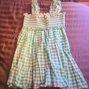 Green Kids Casual Dress